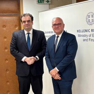 Συνάντηση Πιερρακάκη – Μπουζνά: Δημιουργία Κέντρου Υποστήριξης και Τεχνολογίας στην Αθήνα