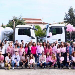 Ηρακλής: Ντύνει στα ροζ μπετονιέρες του, μήνυμα για τον καρκίνο μαστού