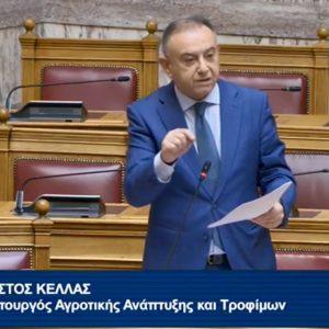 Κέλλας: Υπάρχουν ρητοί περιορισμοί στην αγορά γαλακτοκομικών μετά από εμβολιασμό