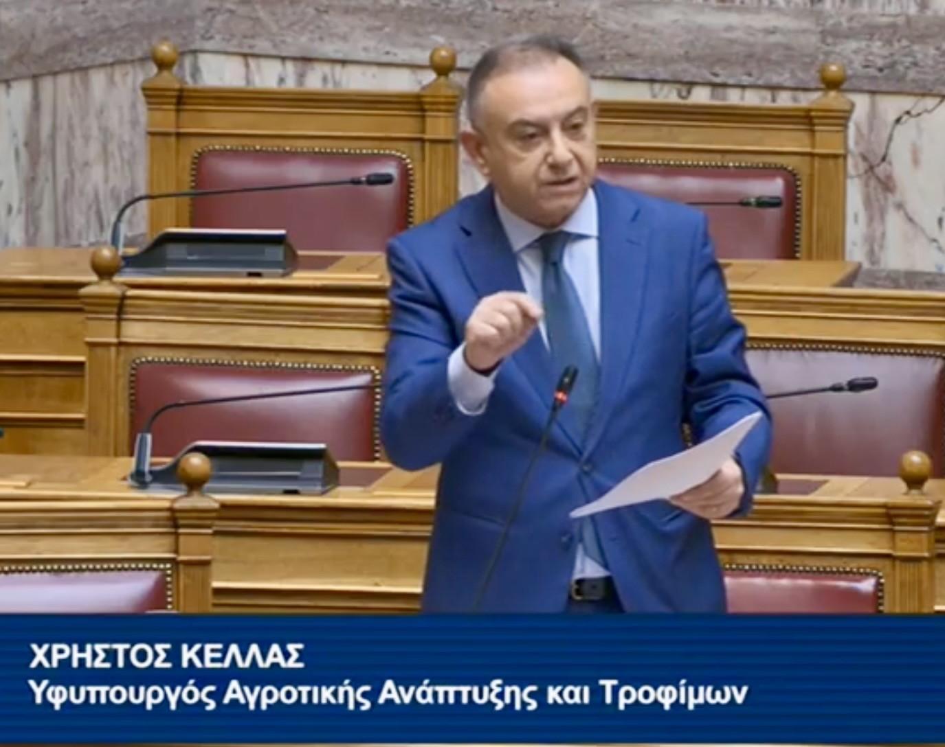 Κέλλας: Υπάρχουν ρητοί περιορισμοί στην αγορά γαλακτοκομικών μετά από εμβολιασμό