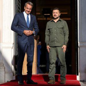 Δείτε Live τις κοινές δηλώσεις Μητσοτάκη-Ζελένσκι