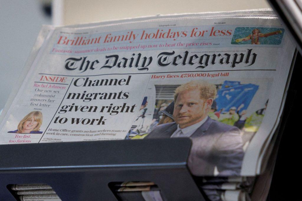 Daily Mail: Εξαγοράζει την Telegraph για 500 εκατ. λίρες