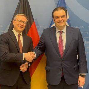 Πιερρακάκης: Συνάντηση  με τον Γερμανό υπουργό  Karsten Wildberger – Τι είπαν