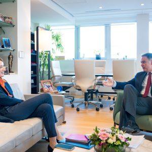 ΞΕΕ: Συνάντηση του προέδρου με την πρόεδρο του Ευρωπαϊκού Κοινοβουλίου