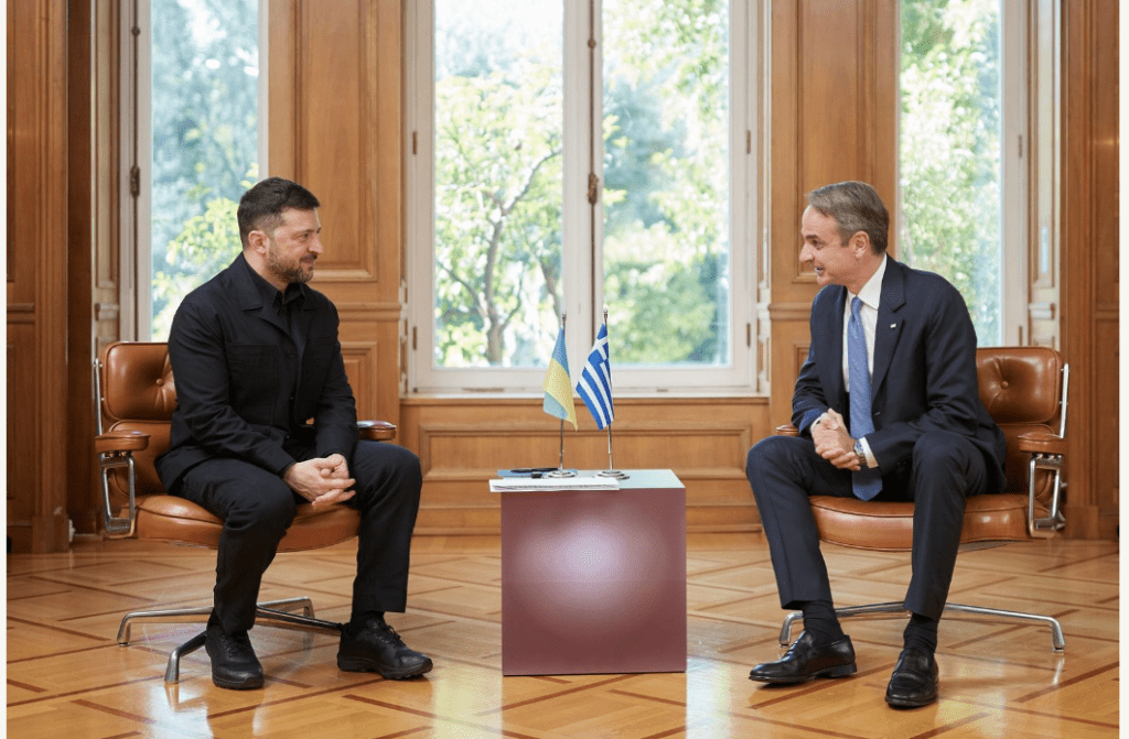 Κοινή Δήλωση Μητσοτάκη – Ζελένσκι: Ισχυρή και διαχρονική η εταιρική σχέση Ελλάδας και Ουκρανίας