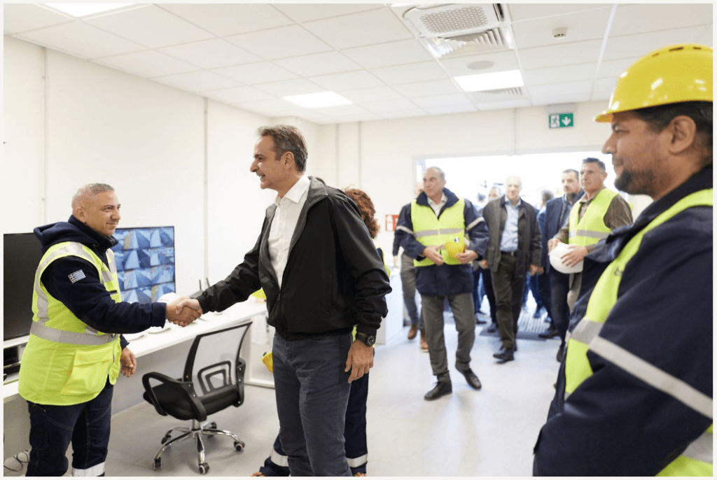 Μητσοτάκης: Η Ελλάδα μετατρέπεται σε διεθνές ενεργειακό κέντρο