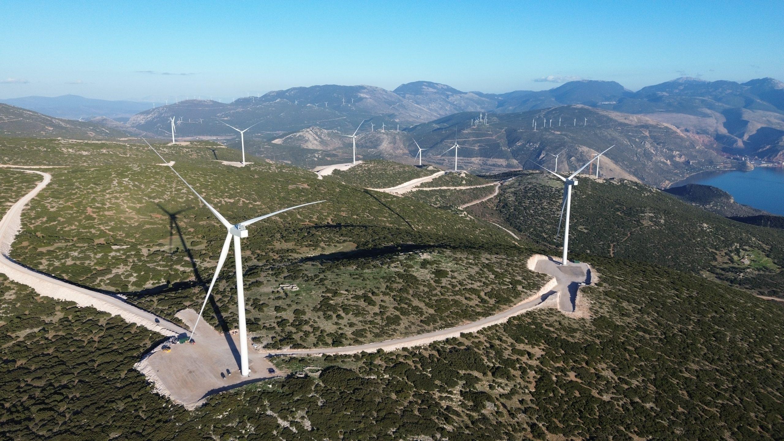 ΔΕΗ: Ολοκλήρωση κατασκευής αιολικού πάρκου 36 MW στη Φωκίδα