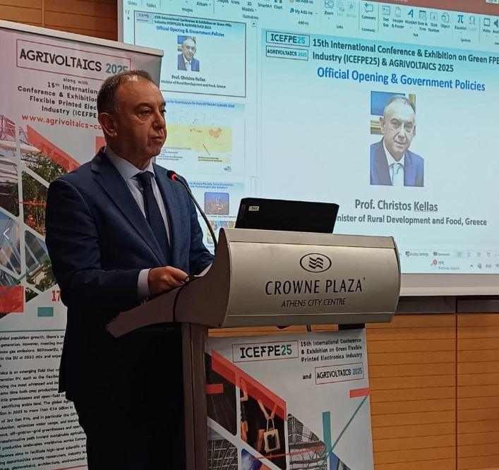 Χρήστος Κέλλας: Στο επίκεντρο η καινοτομία για την πράσινη γεωργία