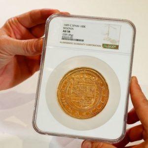 Δημοπρασία: Ρεκόρ για χρυσό κέρμα του 1609 που κόπηκε για τον βασιλιά Φίλιππο Γ’