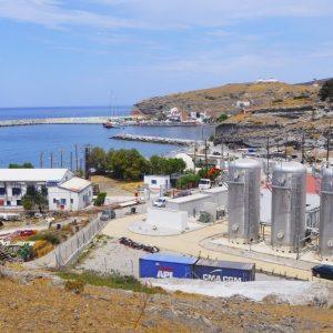 Άγιος Ευστράτιος: Θέρμανση με τον άνεμο και τον ήλιο