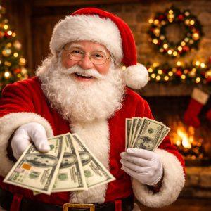 Άγιος Βασίλης: Μοίρασε εκατ. δολάρια στους εργαζόμενους του