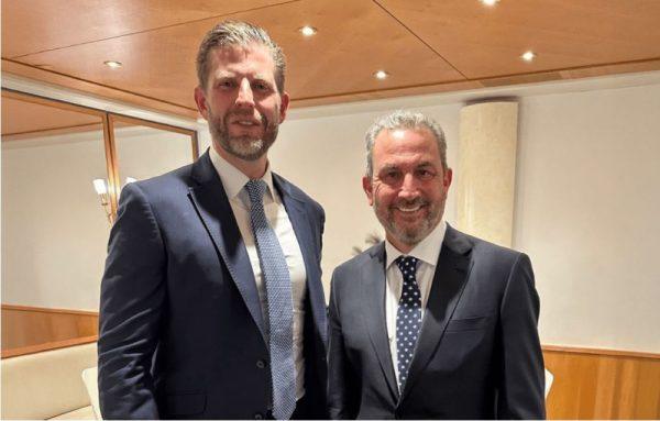 AKTOR CEO Meets With Eric Trump, Saudi Minister, at Davos