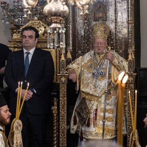 Στο Φανάρι για την εορτή των Θεοφανίων ο Κυριάκος Πιερρακάκης