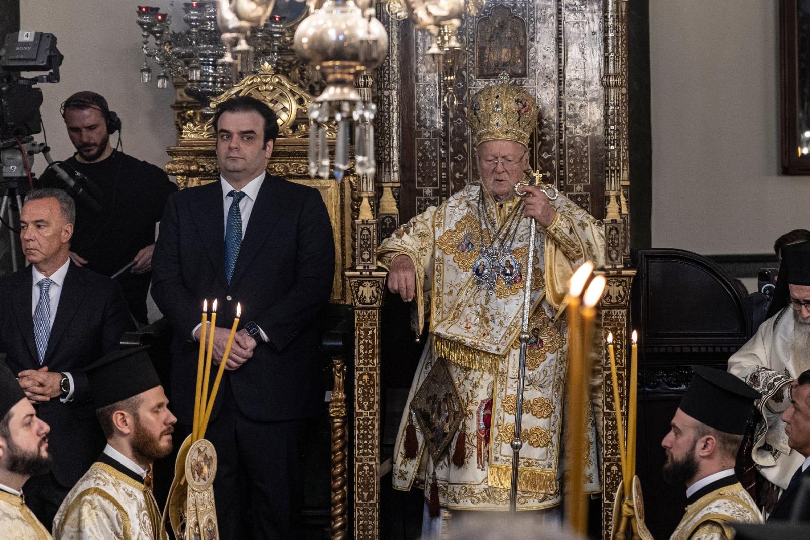 Στο Φανάρι για την εορτή των Θεοφανίων ο Κυριάκος Πιερρακάκης