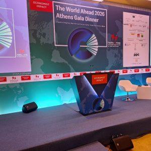 FinMin Pierrakakis, BoG Gov Stournaras and US Amb Guilfoyle Address Economist Event