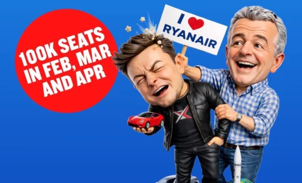 Ryanair: Απάντηση στον Μασκ με ειδική προσφορά για «Μεγάλους Ηλίθιους»