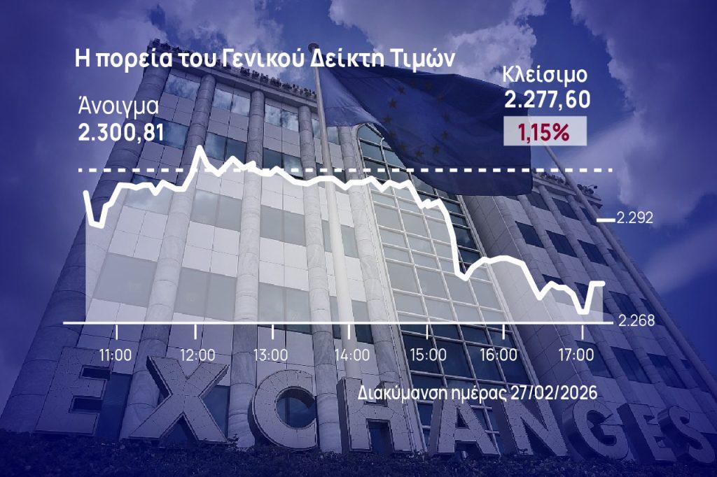 Χρηματιστήριο Αθηνών: Πτωτικός ο Φεβρουάριος, σταμάτησε το ανοδικό σερί της αγοράς