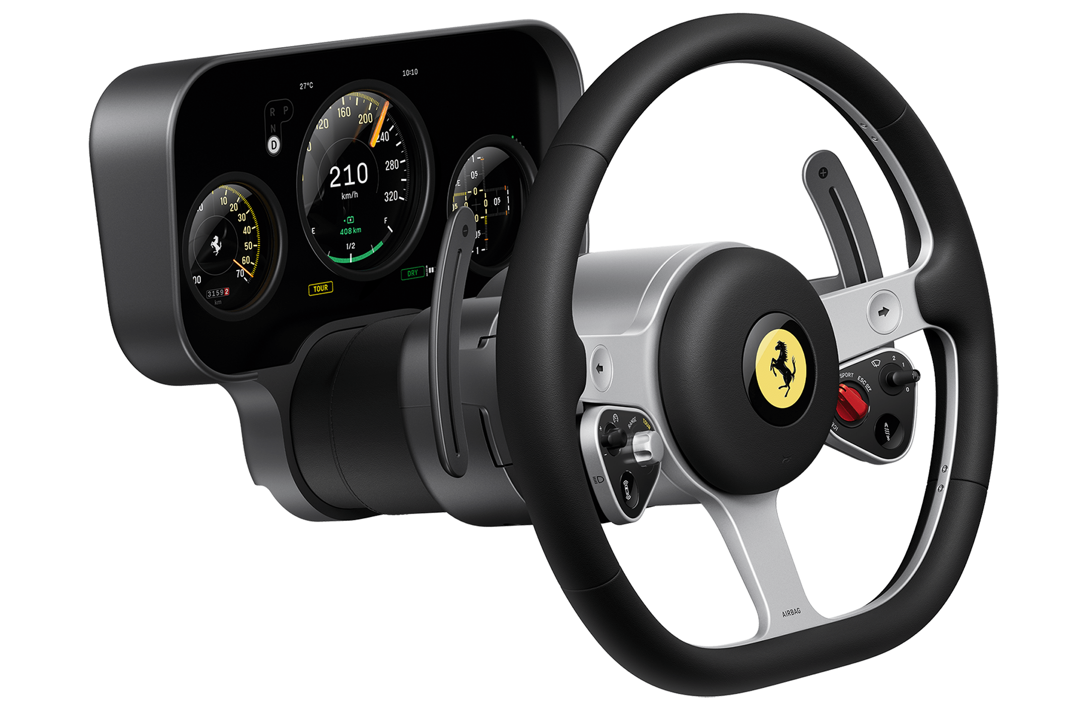 Ferrari: «Ματιές» στο νέο ηλεκτρικό αυτοκίνητο της μάρκας