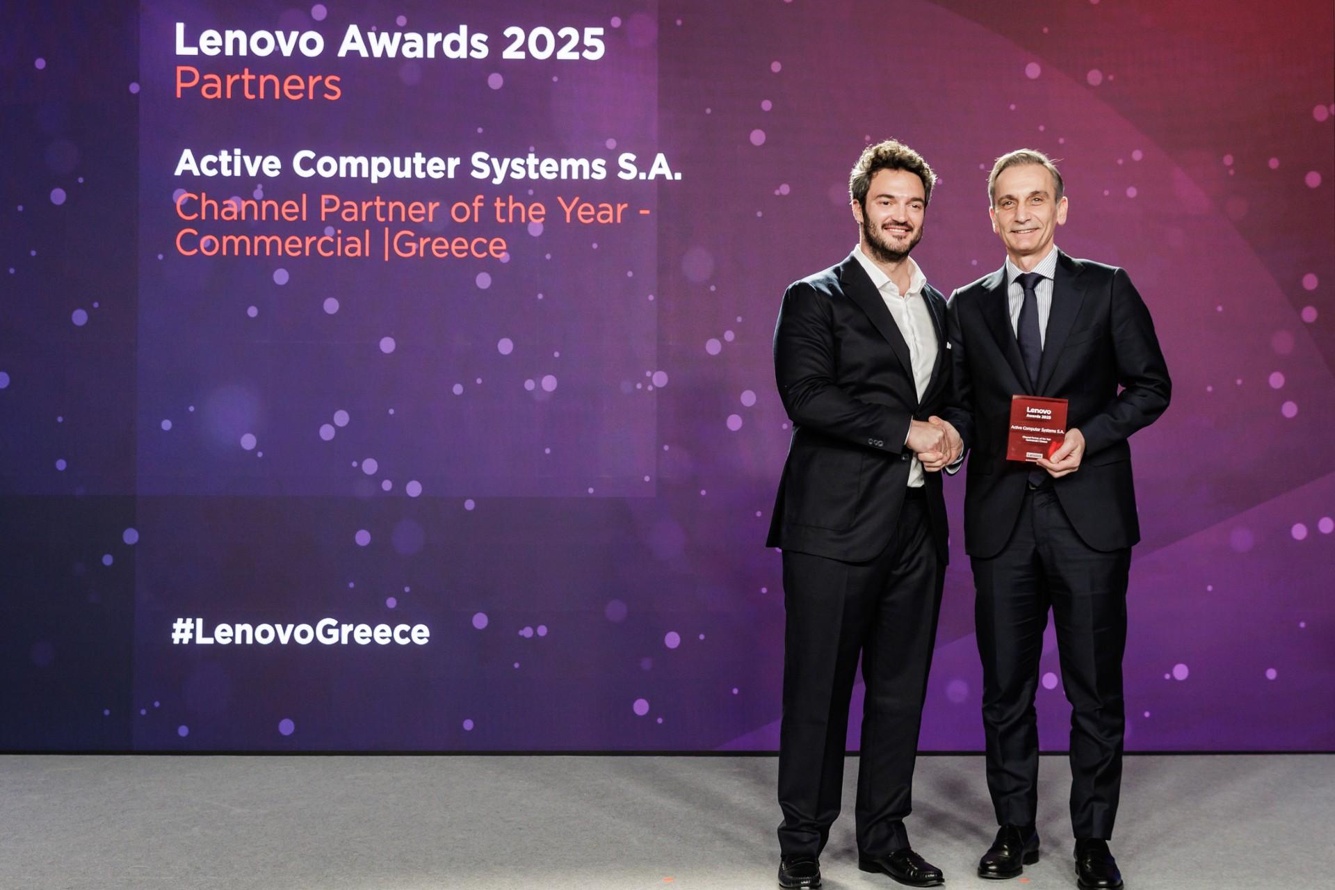 Active: Διακρίθηκε στα Lenovo Awards 2025