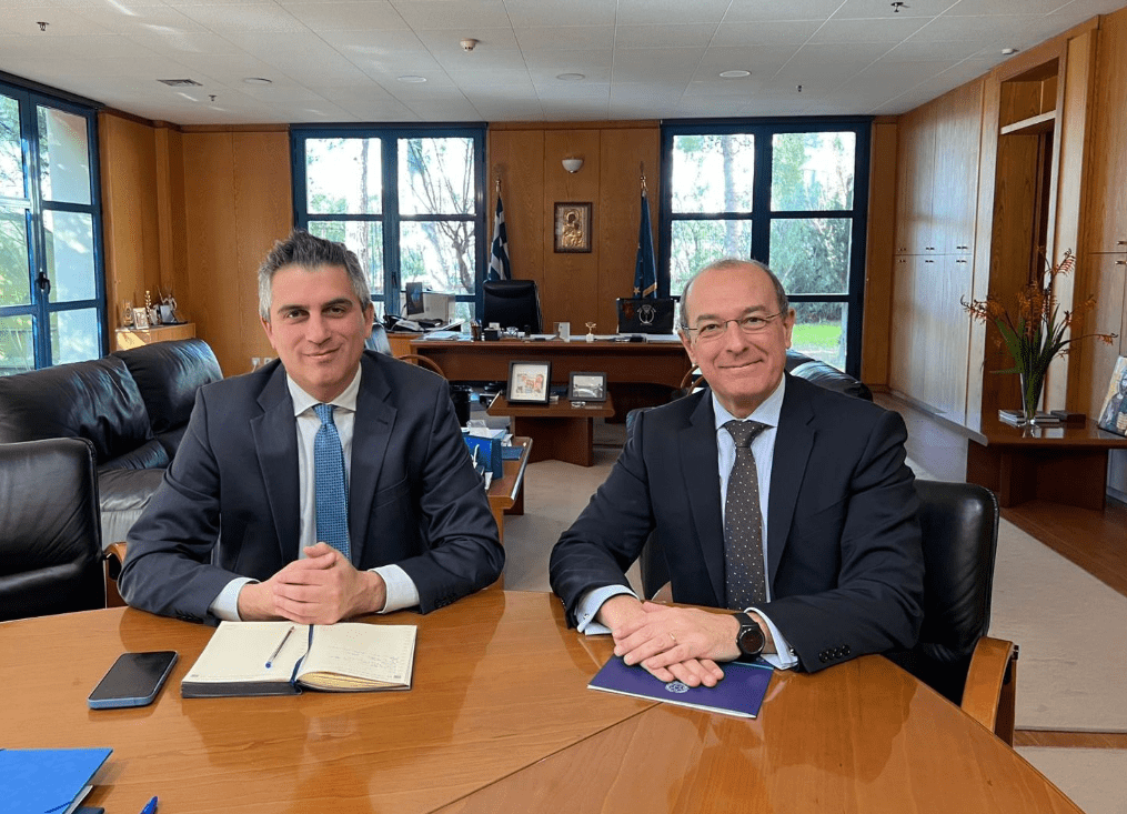 Δήμας: Συνάντηση με τον Ιταλό πρέσβη Paolo Cuculi
