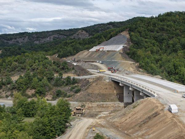 Ε65: Στο 93% η πρόοδος κατασκευής στο Βόρειο Τμήμα