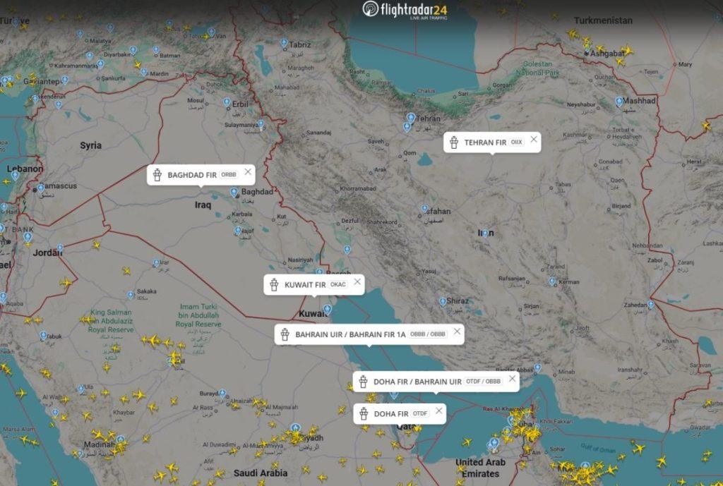 Ιράν: Αναστέλλουν πτήσεις στη Μέση Ανατολή οι αεροπορικές εταιρείες