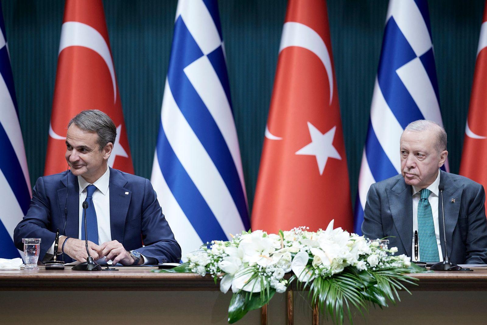 Mitsotakis-Erdogan Talks in Ankara