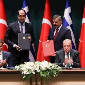 Μητσοτάκης – Ερντογάν: Oι 7 συμφωνίες που υπέγραψαν Ελλάδα – Τουρκία
