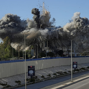 Συγκλονιστικές εικόνες από τη Βηρυτό μετά από ισραηλινή επίθεση