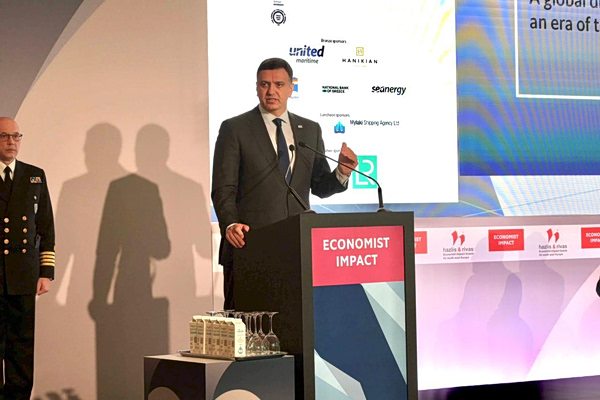 Κικίλιας σε Economist: Η Ευρώπη πρέπει να κινηθεί ταχύτερα για την ανταγωνιστικότητα της ναυτιλίας