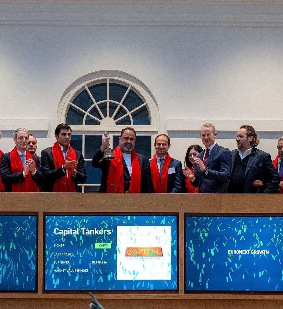 Εντυπωσιακή εισαγωγή της Capital Tankers στο Όσλο με ισχυρό επενδυτικό ενδιαφέρον