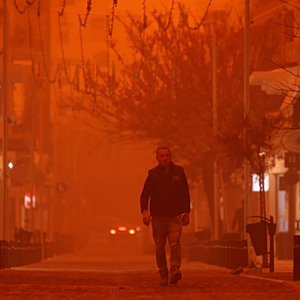 African Dust Engulfs Crete, Disrupts Flights