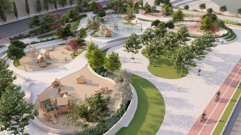 ΟΛΠ: Νέο πάρκο με πρότυπη παιδική χαρά και ποδηλατόδρομο