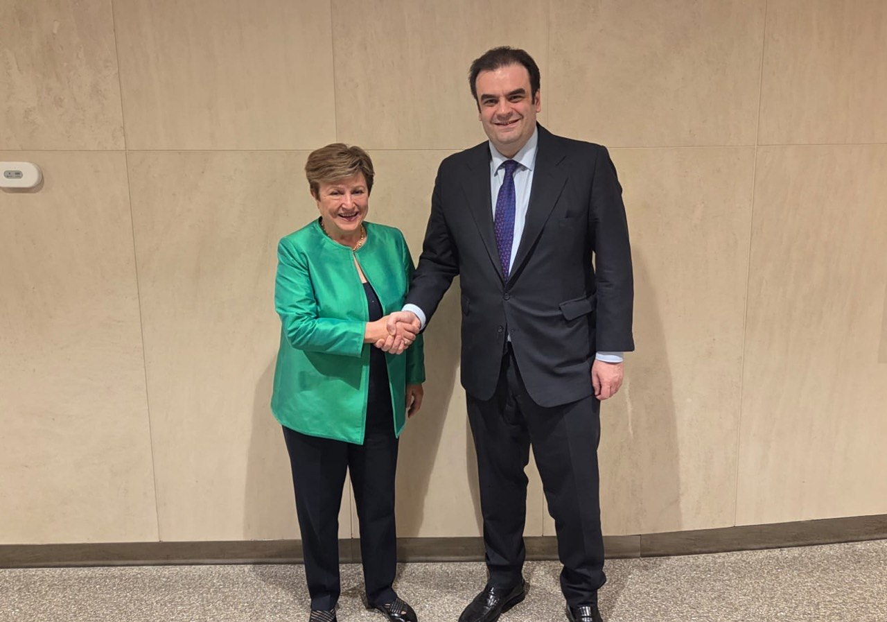 Πιερρακάκης: Συνάντηση με τη Georgieva στο ΔΝΤ – Η ελληνική οικονομία σε τροχιά ανάπτυξης