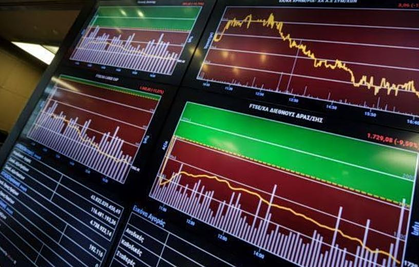 Χρηματιστήριο Αθηνών: Πτώση λόγω του -2% των τραπεζών