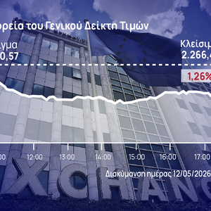 Χρηματιστήριο Αθηνών: Κλείσιμο με πτώση λόγω των τραπεζών