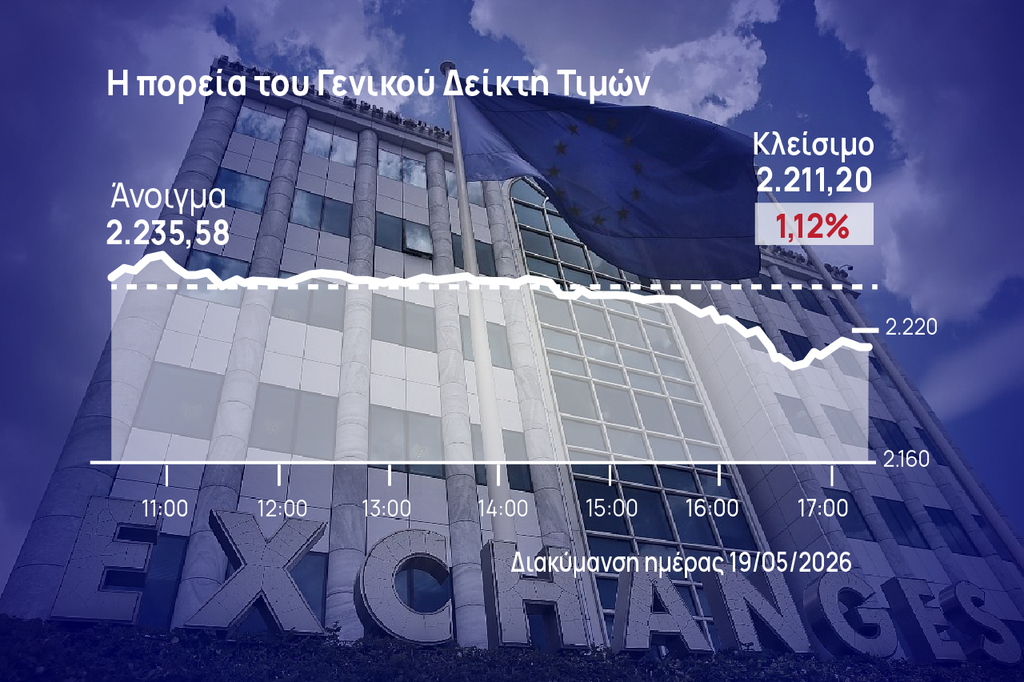 Χρηματιστήριο Αθηνών: Επικράτησαν οι πωλητές στο τέλος