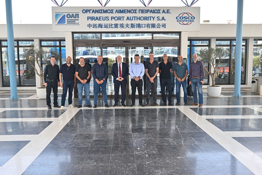 ΟΛΠ Α.Ε:  Επίσκεψη αντιπροσωπείας κορυφαίων οργανισμών λιμένων και ναυπήγησης από το Ισραήλ