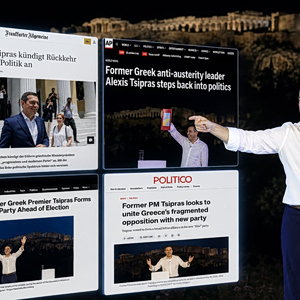 ΕΛ.Α.Σ.: Ο Τσίπρας επιστρέφει και κεντρίζει το ενδιαφέρον των ξένων ΜΜΕ