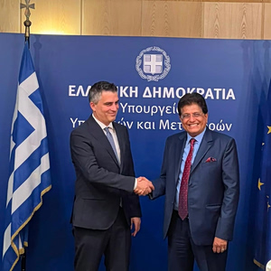 Δήμας: Η Ινδία εξετάζει επενδύσεις στους λιμένες της Βόρειας Ελλάδας μέσω του IMEC