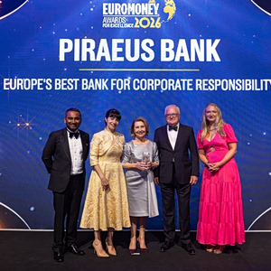 Πειραιώς: Πέντε Διεθνείς Διακρίσεις στα Euromoney Awards for Excellence 2026