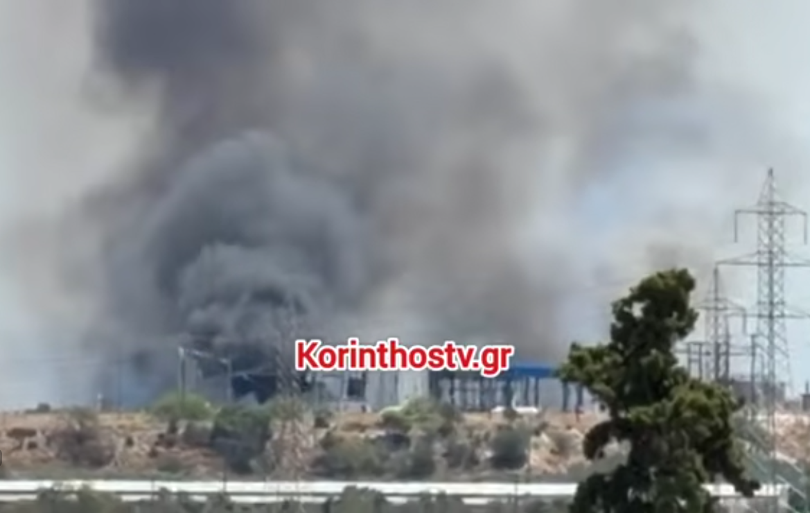 Εξαμίλια Κορινθίας: Εντοπίστηκε σορός στο εργοστάσιο που καίγεται