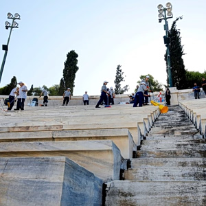 Panathenaic Stadium Marble Cleaning Draws Int’l Attention