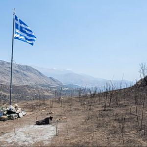 Rethymno Wildfires Leave Trail of Destruction, Authorities on Alert