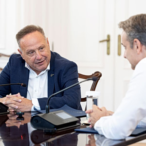 Μαξίμου: Συνάντηση Μητσοτάκη – Αγγελούδη με επίκεντρο τη ΔΕΘ