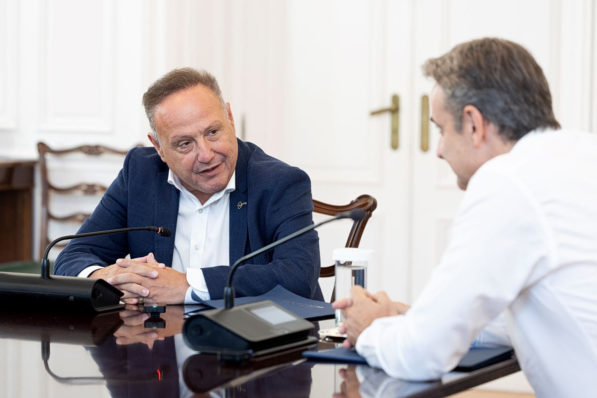 Μαξίμου: Συνάντηση Μητσοτάκη – Αγγελούδη με επίκεντρο τη ΔΕΘ