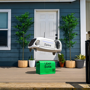 Uber – Zipline: Συνεργασία στο delivery με drones στις ΗΠΑ για το Uber Eats