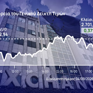 Χρηματιστήριο Αθηνών: Δεύτερη ημέρα ανόδου και πάνω από τις 2.700 μονάδες