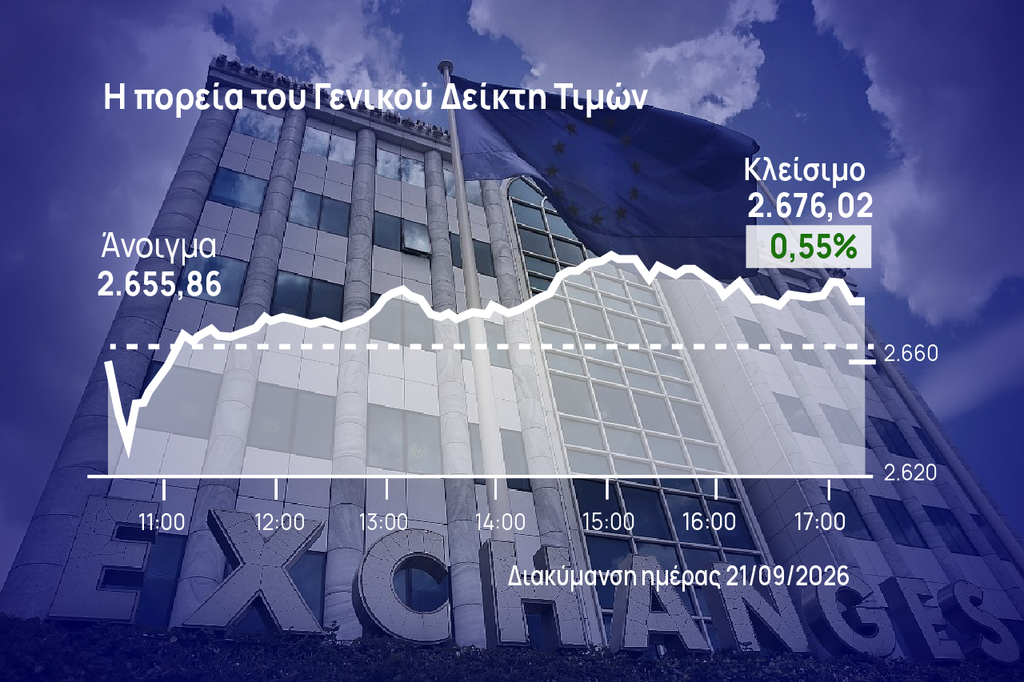Χρηματιστήριο Αθηνών: Βιοχάλκο και Metlen οδήγησαν την άνοδο