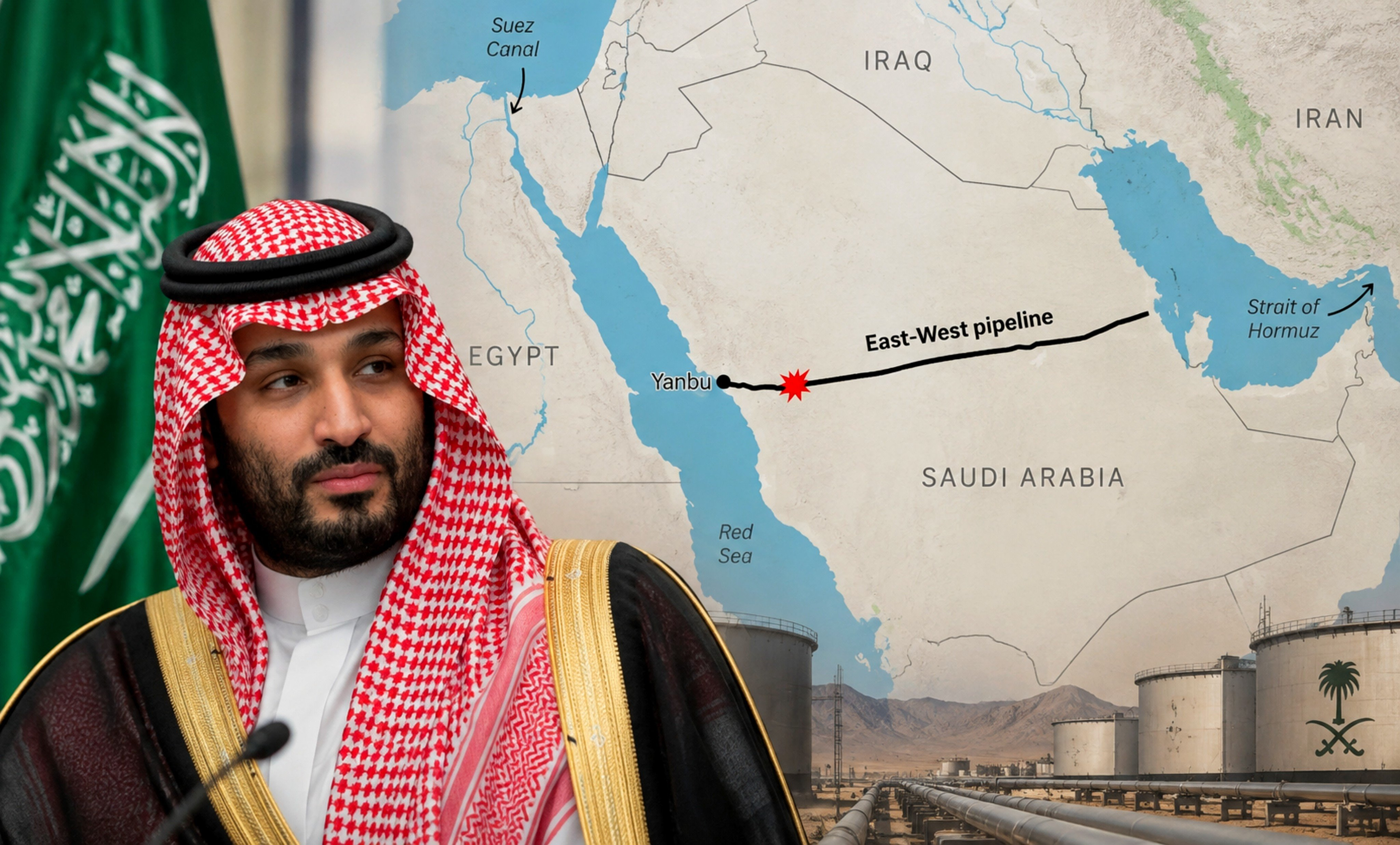 Σαουδική Αραβία: Επαναλειτουργεί τον αγωγό πετρελαίου Ανατολής – Δύσης